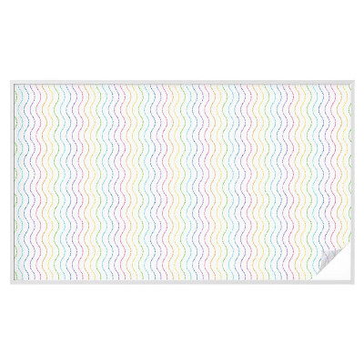 Mlečna folija za okna vitraž Mavrične črte