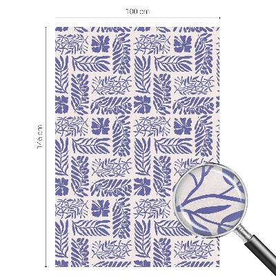 Folija za okna proti soncu Rastlinski vzorci