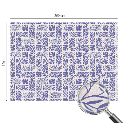 Folija za okna proti soncu Rastlinski vzorci