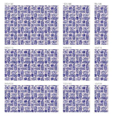 Folija za okna proti soncu Rastlinski vzorci