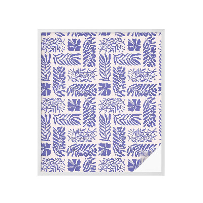 Folija za okna proti soncu Rastlinski vzorci