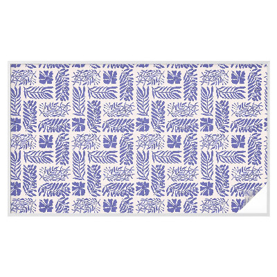 Folija za okna proti soncu Rastlinski vzorci