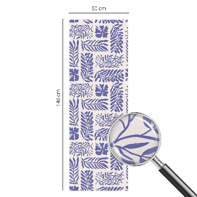 Folija za okna proti soncu Rastlinski vzorci