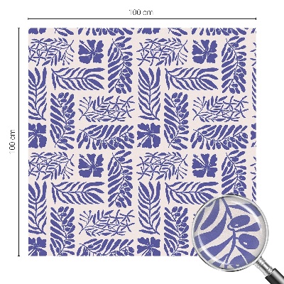 Folija za okna proti soncu Rastlinski vzorci