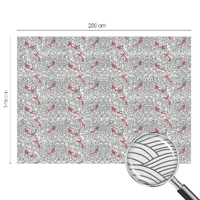 Mlečna folija za okna vitraž Valovit vzorec