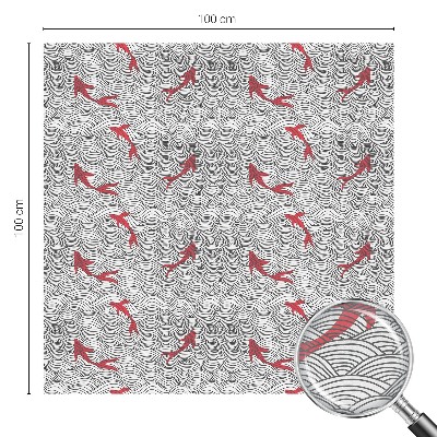 Mlečna folija za okna vitraž Valovit vzorec