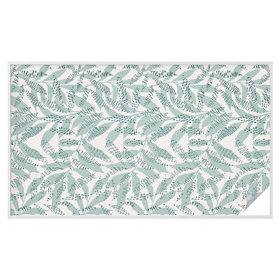 Okenska folija vitraž za zasebnost Zeleni listi