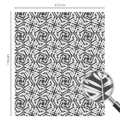 Folija za okna proti soncu Geometrični listi