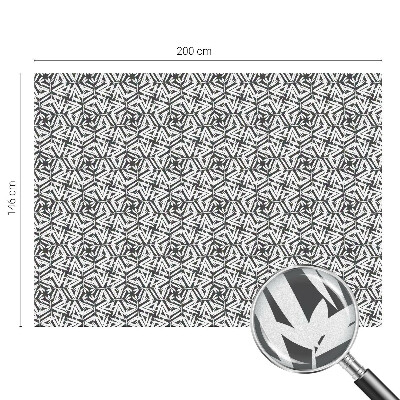 Folija za okna proti soncu Geometrični listi