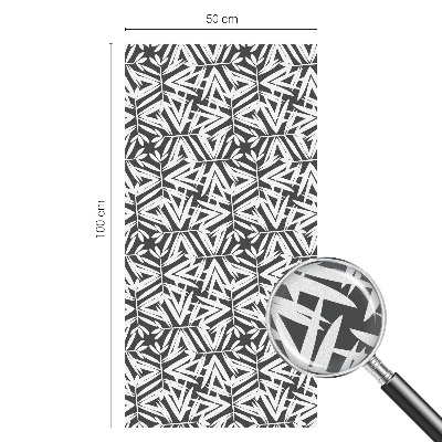 Folija za okna proti soncu Geometrični listi