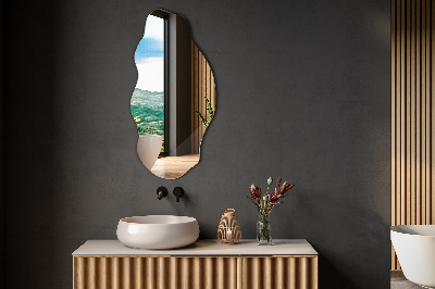 asimetrično ogledalo elegantna dodatna oprema