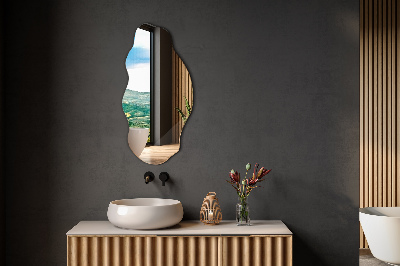 asimetrično ogledalo elegantna dodatna oprema