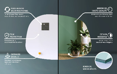 Ogledalo v obliki packe spektakularno