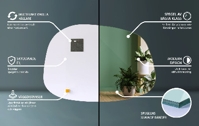 Ogledalo v obliki packe spektakularno