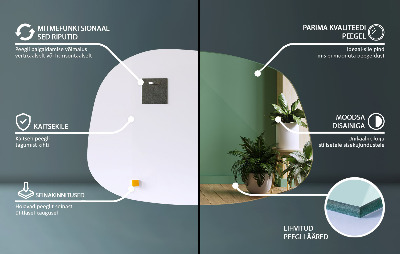 Ogledalo v obliki packe spektakularno