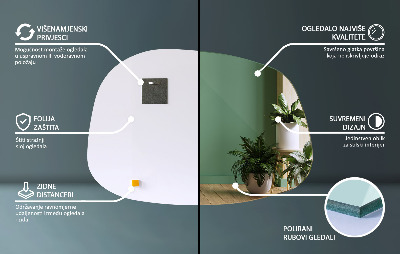 Ogledalo v obliki packe spektakularno