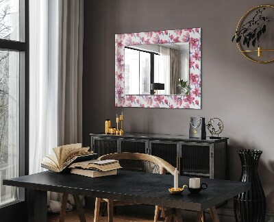 Dekorativno ogledalo Cvetje v akvarelu