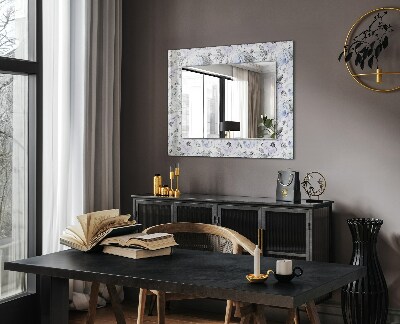 Tiskano ogledalo Cvetovi in listi