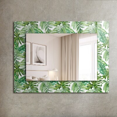 Tiskano ogledalo Zeleni tropski listi