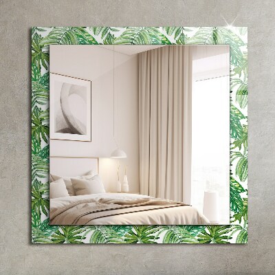 Tiskano ogledalo Zeleni tropski listi
