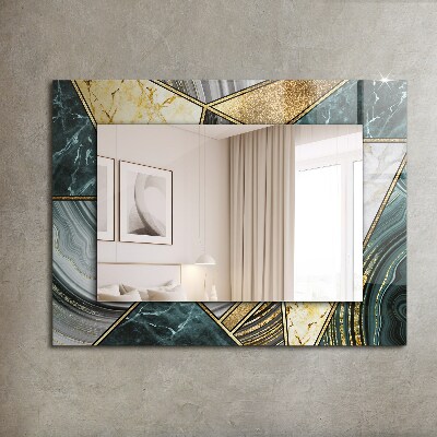 Dekorativno ogledalo Abstraktni geometrijski motiv