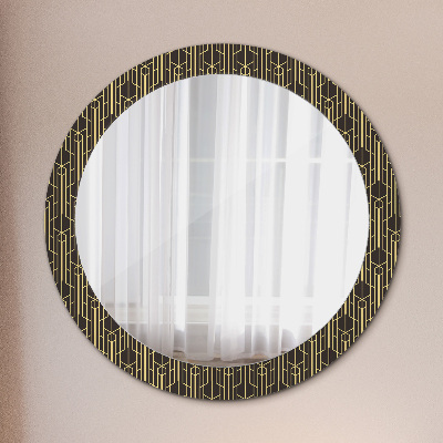 Tiskano okroglo ogledalo Izvleček