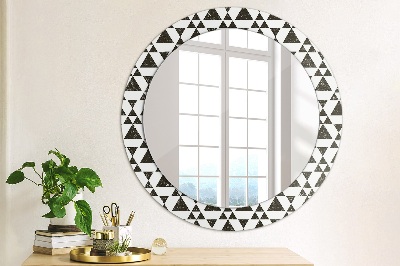 Okroglo okrasno ogledalo Trikotniki geometrije