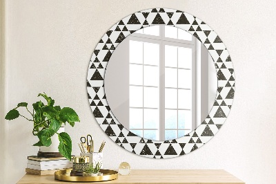 Okroglo okrasno ogledalo Trikotniki geometrije