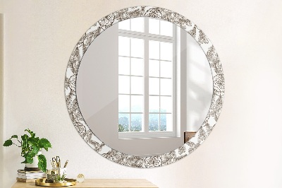 Okroglo okrasno ogledalo Sanjsko perje
