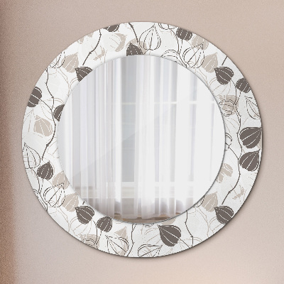 Okroglo okrasno ogledalo Izvleček cvetnega
