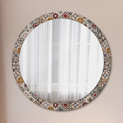 Okroglo okrasno ogledalo Turški vzorec