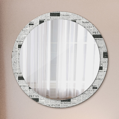 Okroglo okrasno ogledalo Vzorec iz časopisov