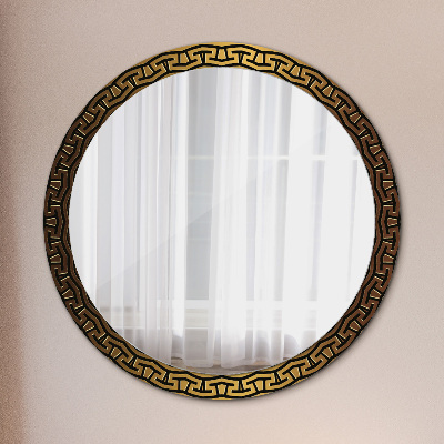 Okroglo okrasno ogledalo Grški okras