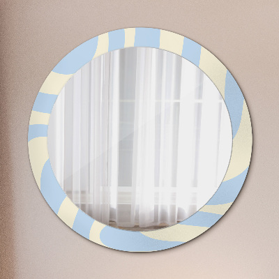 Okroglo okrasno ogledalo Abstraktna oblika