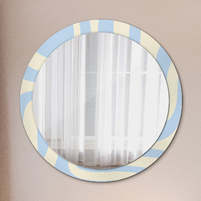 Okroglo okrasno ogledalo Abstraktna oblika