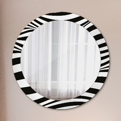 Okroglo okrasno ogledalo Abstraktni val