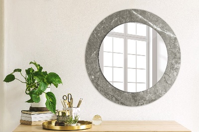 Okroglo okrasno ogledalo Rustikalni marmor