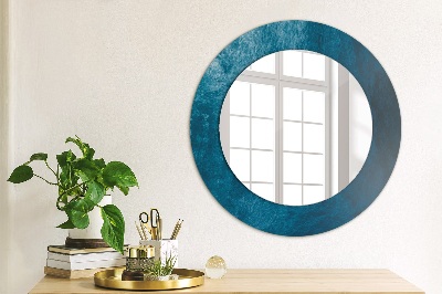 Okroglo stensko okrasno ogledalo Abstraktna umetnost