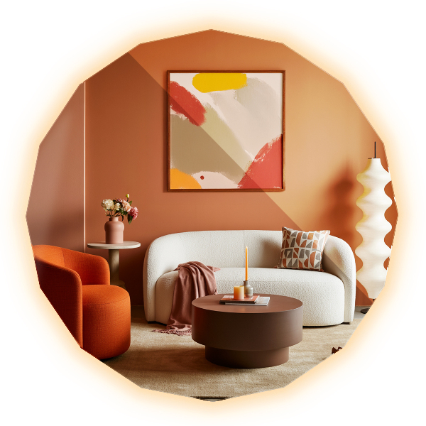 Geometrijsko ogledalo z LED osvetlitvijo