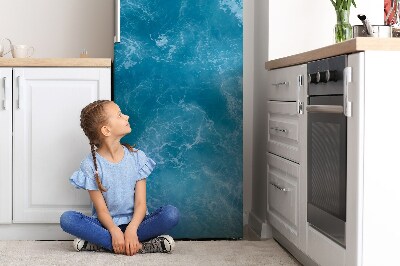 Nalepka za hladilnik Modri ​​valovi
