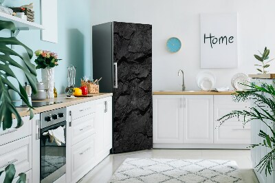 Dekoracija za hladilnik Temni motiv premoga