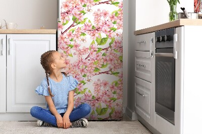 Nalepka za hladilnik Češnjevi cvetovi