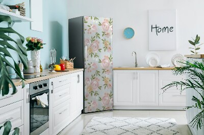 Dekoracija za hladilnik Akvarelni cvetovi