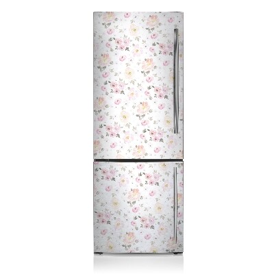 Nalepka za hladilnik Akvarelni cvetovi