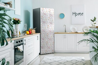 Nalepka za hladilnik Akvarelni cvetovi
