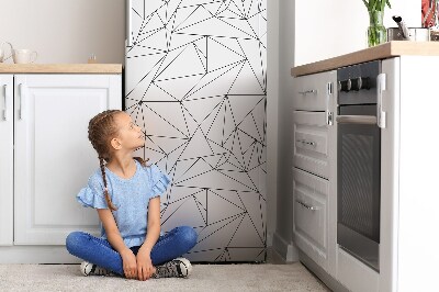Dekoracija za hladilnik Preprosti trikotniki