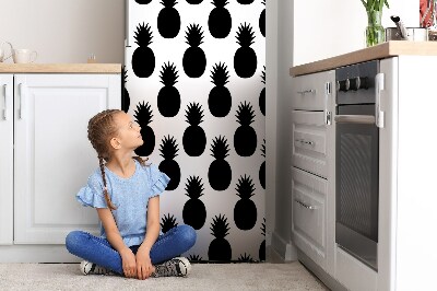 Dekoracija za hladilnik Črni ananas