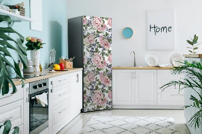 Nalepka za hladilnik Rosy akvarel