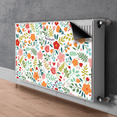 radiatorska pokrov Slika z rožami