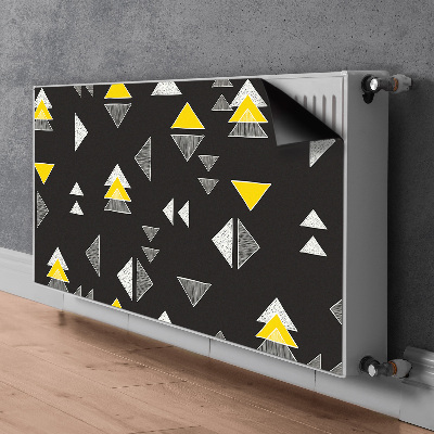 Pokrov za radiator PVC Narisani trikotniki